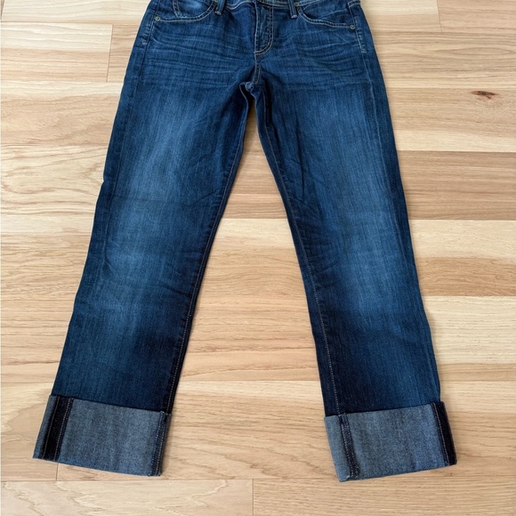 C of H Citizens Of Humanity Womens Cropped Jeans Dani Cuffed Straight Blue Sz 27 - Picture 4 of 12